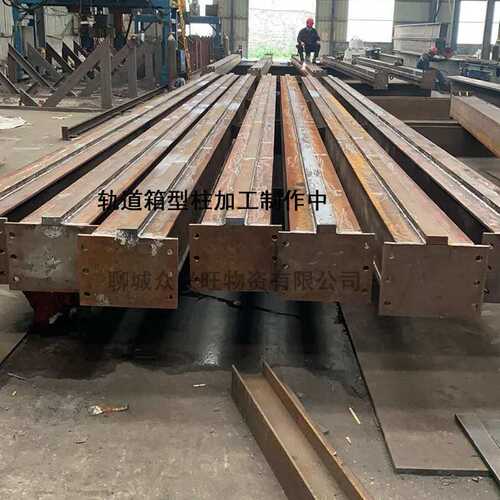 山东箱型柱 根据图纸加工Q3545B钢柱钢梁十字柱 箱型柱加工焊接
