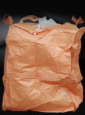 厂家批发80*80*粉末吨袋塑料吨橙色袋110吨袋pp集装袋编织