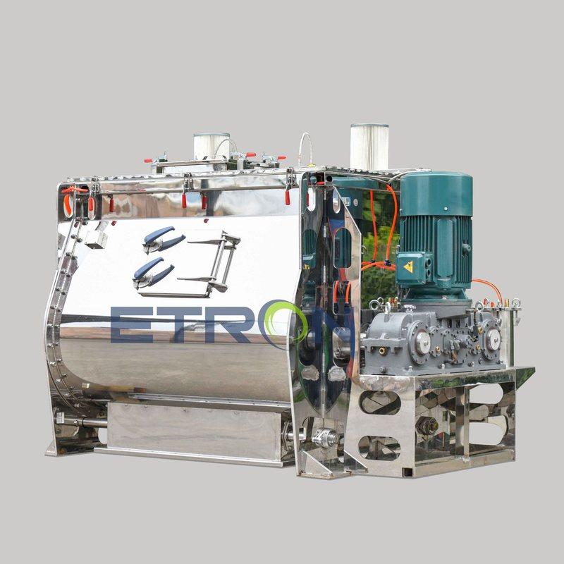 双轴无重力混合机粉体晶体物料快速混合破碎假性结块双轴桨叶搅拌