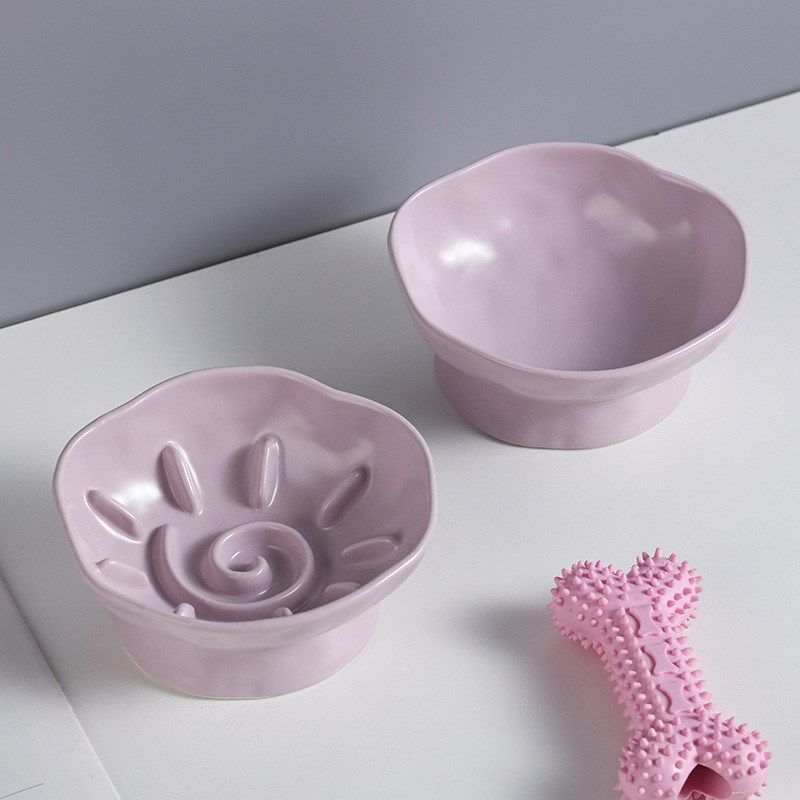 陶瓷宠物碗猫碗斜猫咪食食碗盘碗碗保护高脚口盆慢脊椎,宠物/宠物食品及用品,宠物智能碗,淘宝优惠券,粉丝福利购,淘宝优惠卷