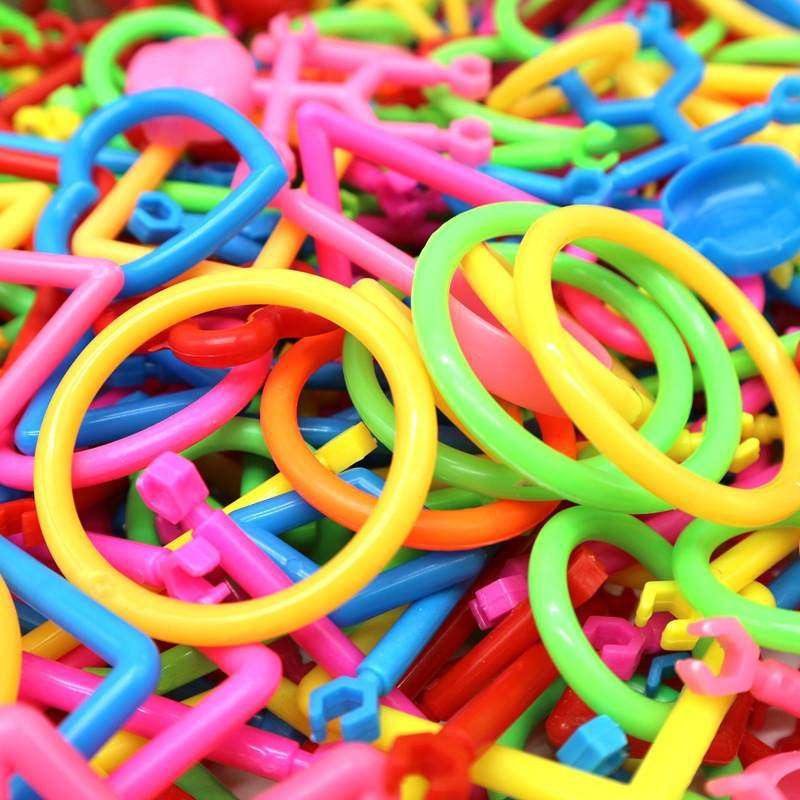 聪明魔术棒塑料拼插拼装组装批发玩具益智厂家儿童环保幼儿园积木