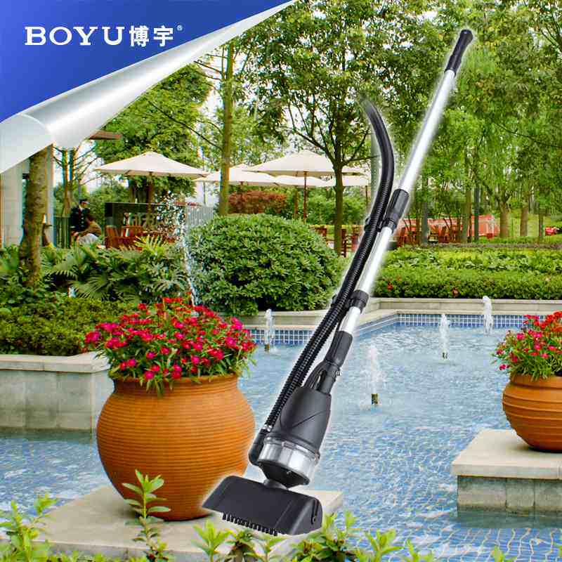 博宇污泥吸取器WNQ1鱼池泳池底部清理设备池塘吸污机抽污泵吸泥机