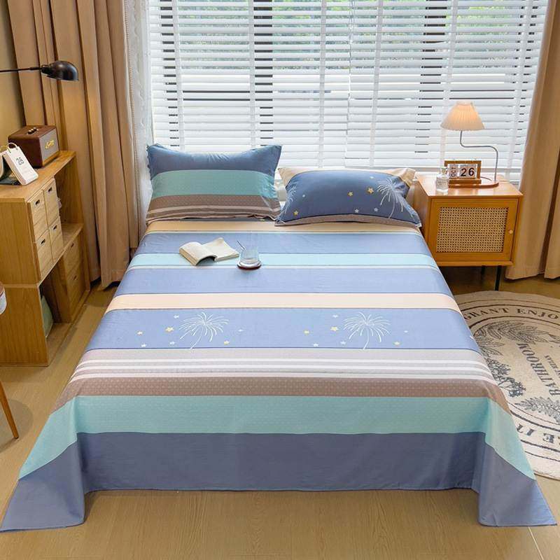 厂家新品全棉斜纹印花件套被罩4纯棉特价枕套四件套批发床单被套