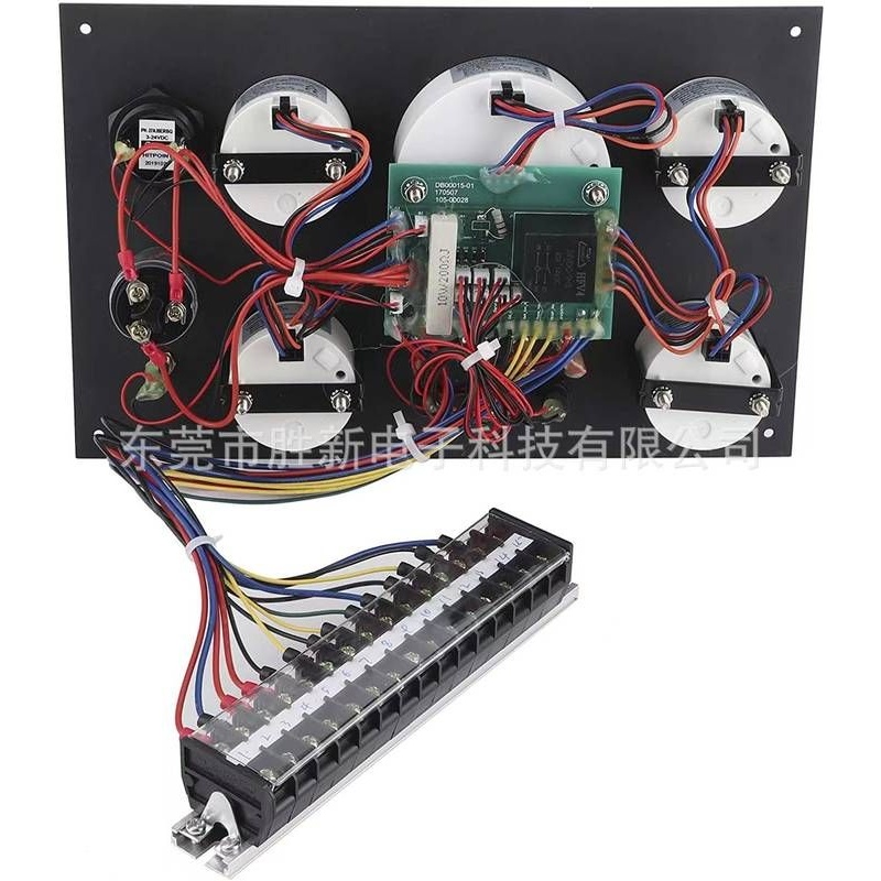 发电机 发动机控制面板 3000 4000转速 油压 油温 水温 电压 油位