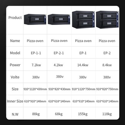 Commercial pizza oven 商用食品烘焙设备大型单双层电热披萨烤箱