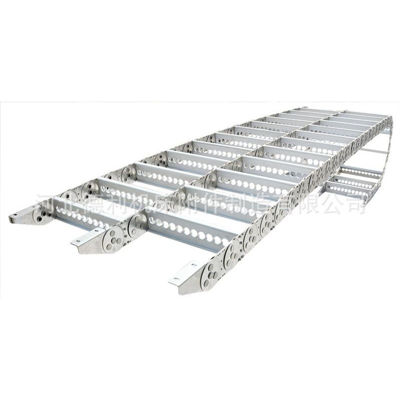 钢制拖链 金属坦克链 机床钢铝拖链桥式全封闭油管镀锌不锈钢拖链