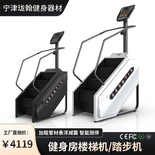 定制健身楼梯机 攀爬室内爬楼踏步冲浪健身房商用有氧运动 踏步机