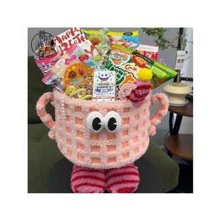 小怪兽刮刮乐抱抱桶彩票花束diy材料包创意生日七夕礼物送男女友