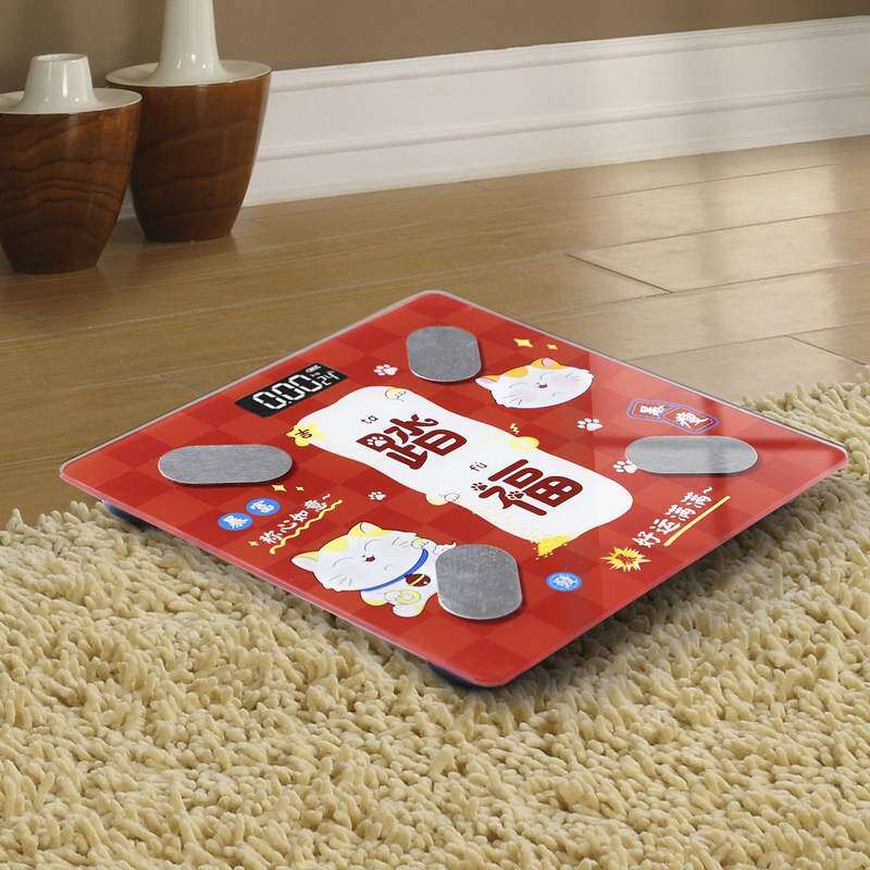 2025春节年货礼品家用电子秤脂称重秤智能测称脂肪体成人体重精准