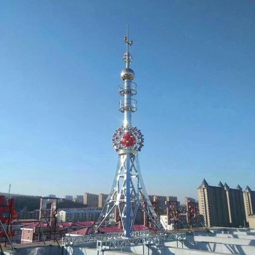 抗压耐冲击景观塔楼顶工艺塔美化装饰塔楼顶装饰塔景观通信工艺塔