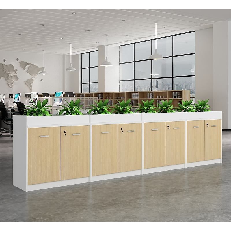 花槽柜隔断柜绿植柜花草柜子办公室屏风隔断矮柜花架置物架隔断墙