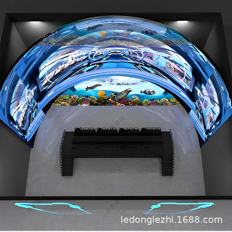 裸眼3D5D7D全息动感影院商用轨道影院球幕影院沉浸式环幕飞行影院