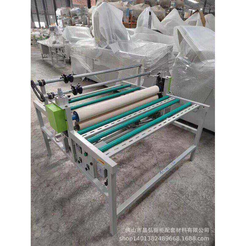 850宽晶钢门贴膜机微晶背景墙玻璃瓷砖保护膜覆膜机门窗机械设备