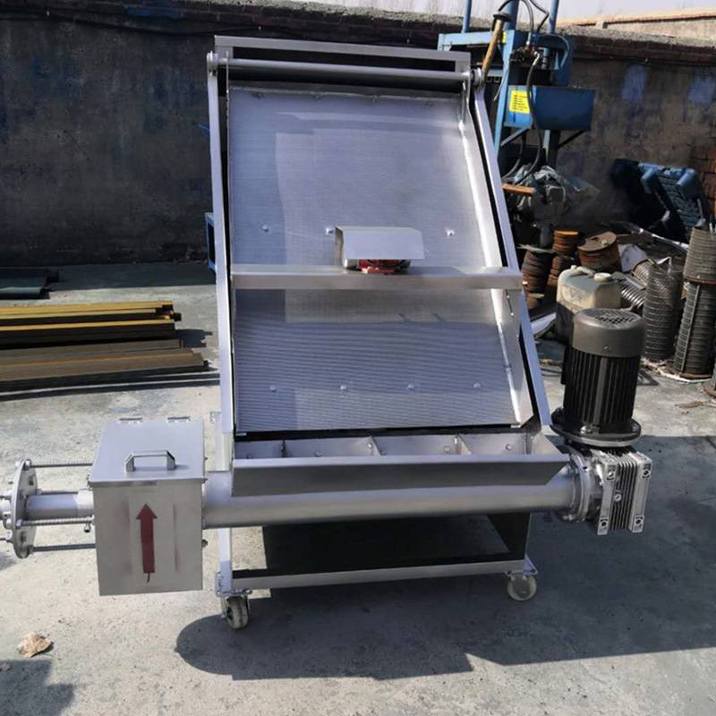 猪粪脱干处理设备 自动化程度高安装方便禽畜粪便固液分离机