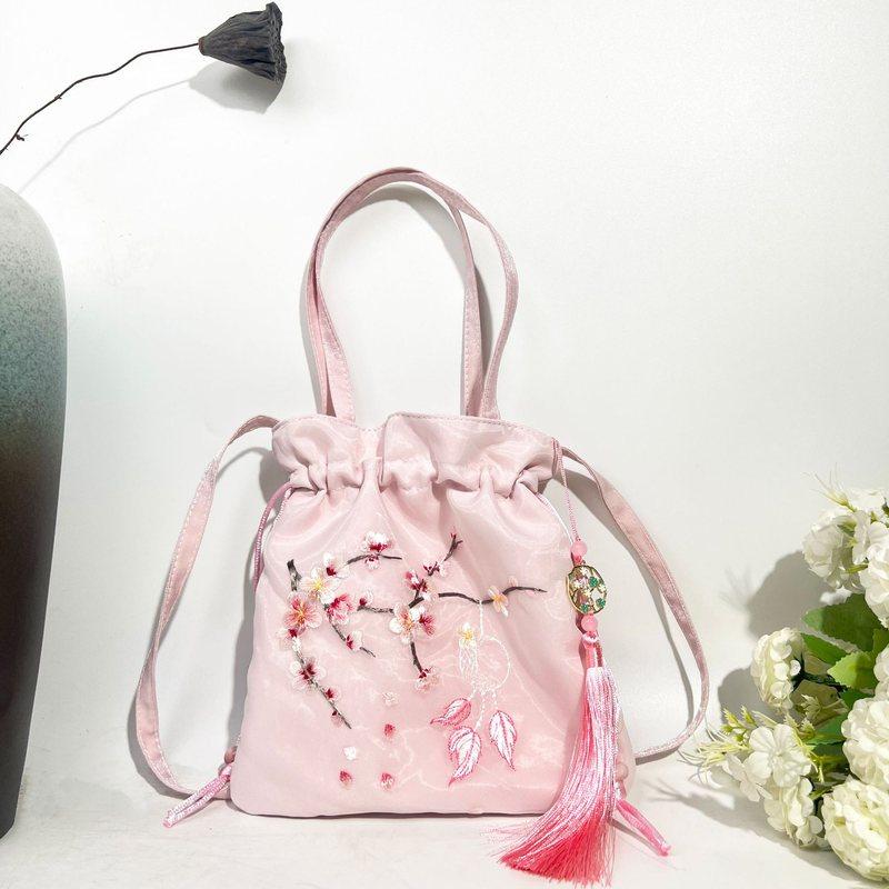 新品 毛绒手提包汉元素苏绣包国风包汉服搭配古风斜挎休闲百搭文,箱包皮具/热销女包/男包,腋下包,淘宝优惠券,粉丝福利购,淘宝优惠卷