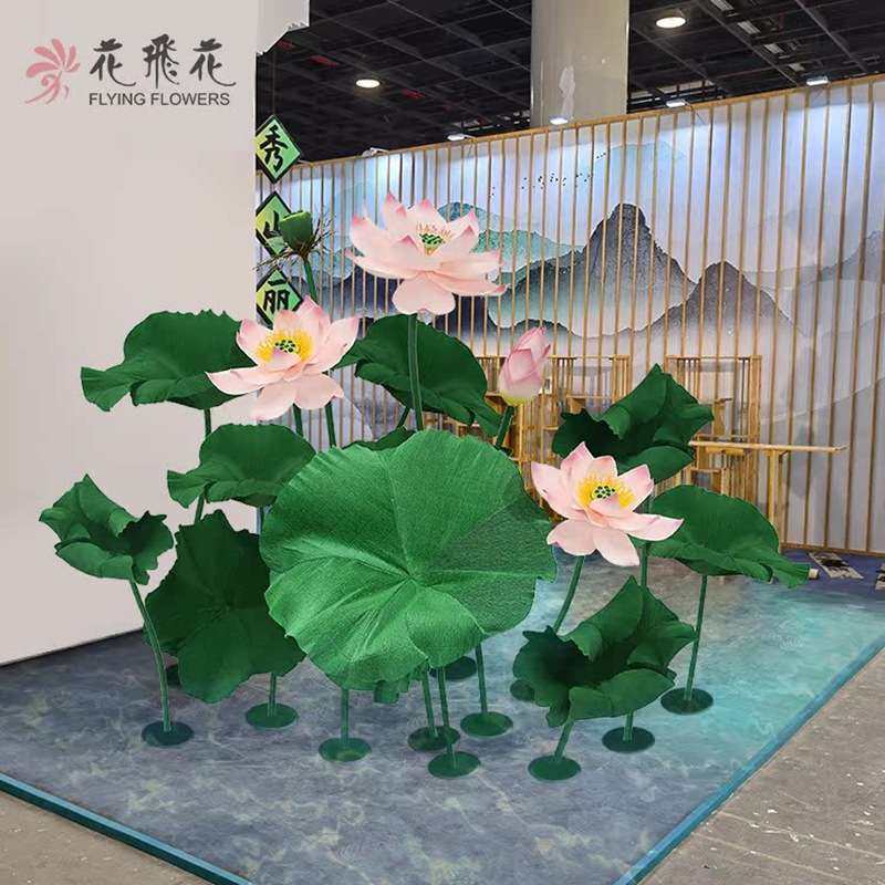 源头厂家纸艺荷花荷叶巨型装饰陈拍照纸花网道具橱窗美红商场打卡,节庆用品/礼品,文化创意纸雕灯,淘宝优惠券,粉丝福利购,淘宝优惠卷