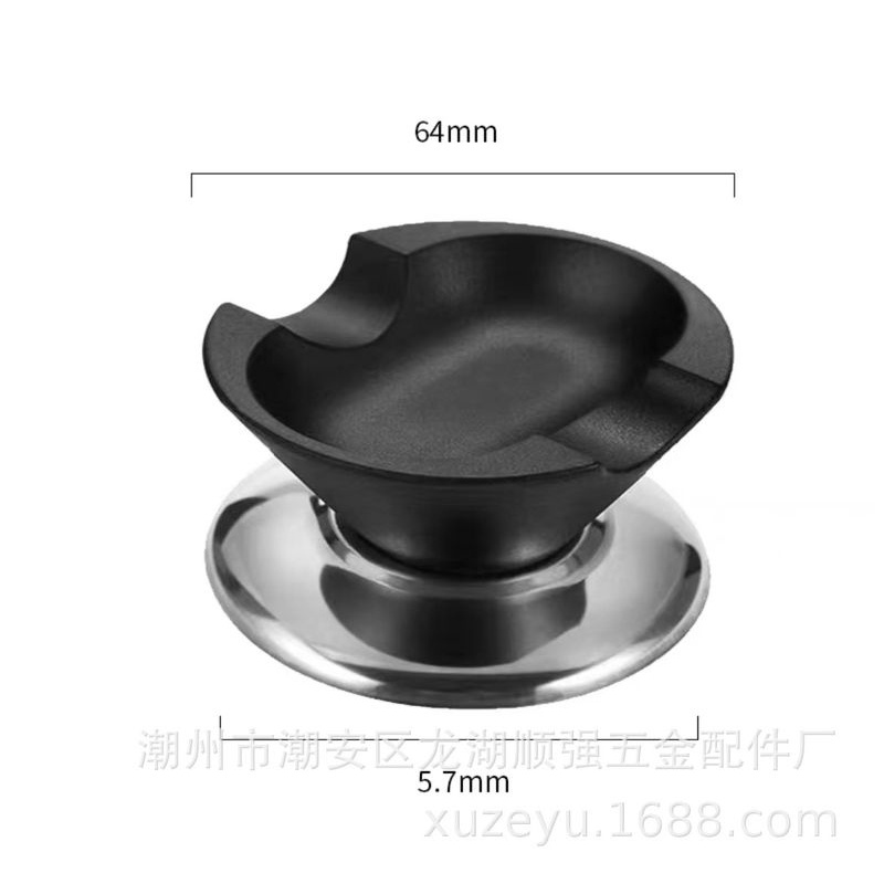 新款直销直销 塑料三划珠 锅盖把手 锅耳 塑料手柄 不锈钢顶珠 锅