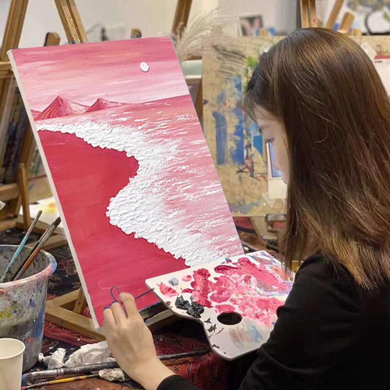 DIY 肌理画材料包 含石英砂与丙烯颜料 手工立体画创作套件,家居饰品,DIY/数字油画,淘宝优惠券,粉丝福利购,淘宝优惠卷