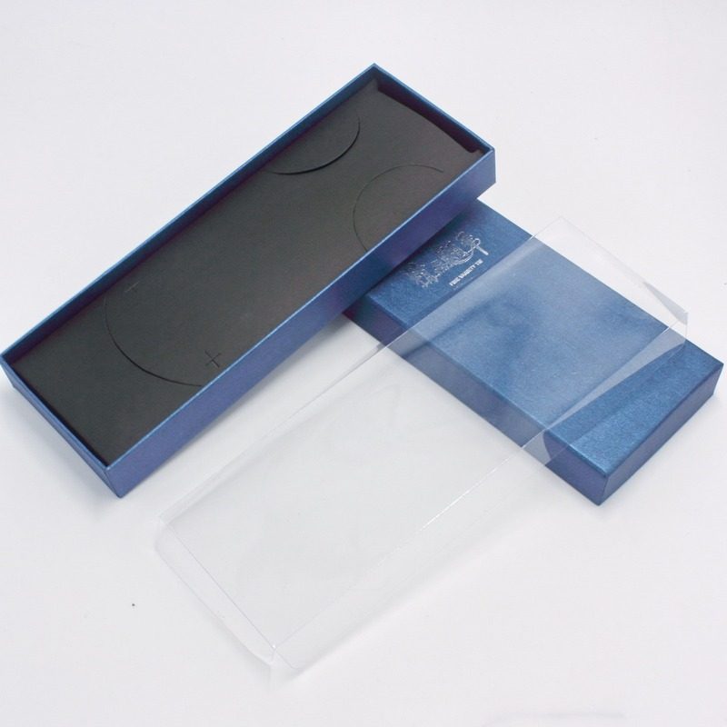 厂家现货领带包装盒天地盖加长方型红色纯色纸盒邮盒黑色领带硬包