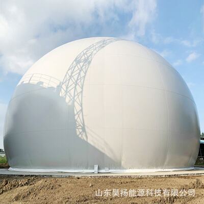 球形双膜气柜 养殖场沼气双模储气设备 气体缓存装置可折叠移动