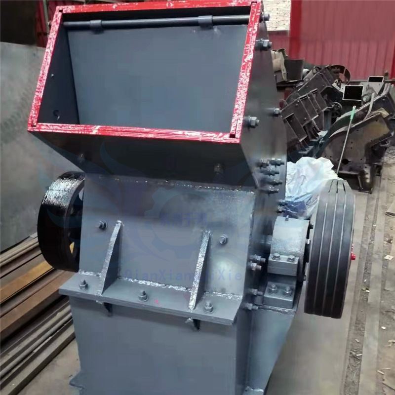 合金材质小型移动锤式破碎石料制砂机 柴油反击玻璃打沙生产设备