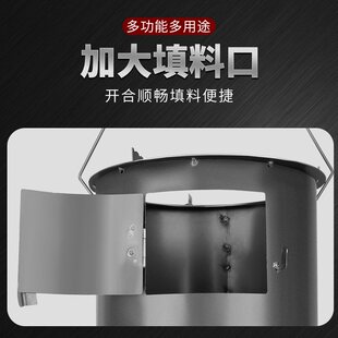 户外炉灶柴火灶新款农村木柴户外炉炉子茶炉烧露营煮柴火家用炊具