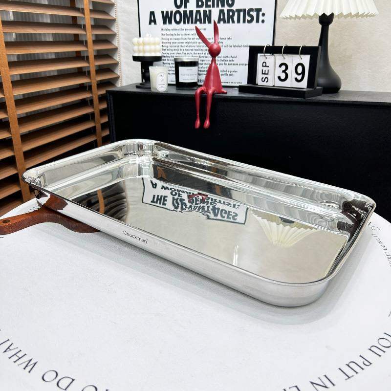 加厚18\/10不锈钢长方形烤盘托盘烤鱼盘烧烤饭菜盘冷冻饺子蒸饭盘,餐饮具,盘,淘宝优惠券,粉丝福利购,淘宝优惠卷