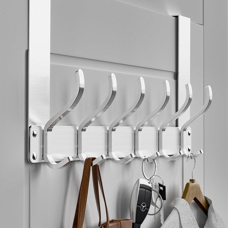 门后挂钩免打孔挂衣钩置物架挂钩卧室衣帽钩浴室挂钩门门上收纳,收纳整理,挂门置物架,淘宝优惠券,粉丝福利购,淘宝优惠卷