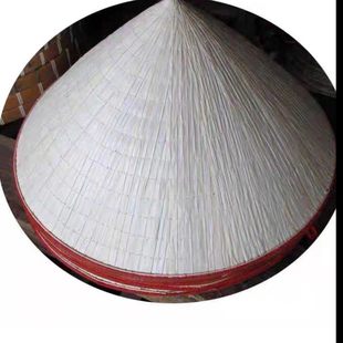 白叶花底优质越南帽 越南竹笠帽 笠帽 尖顶斗笠竹笠帽斗笠竹帽子