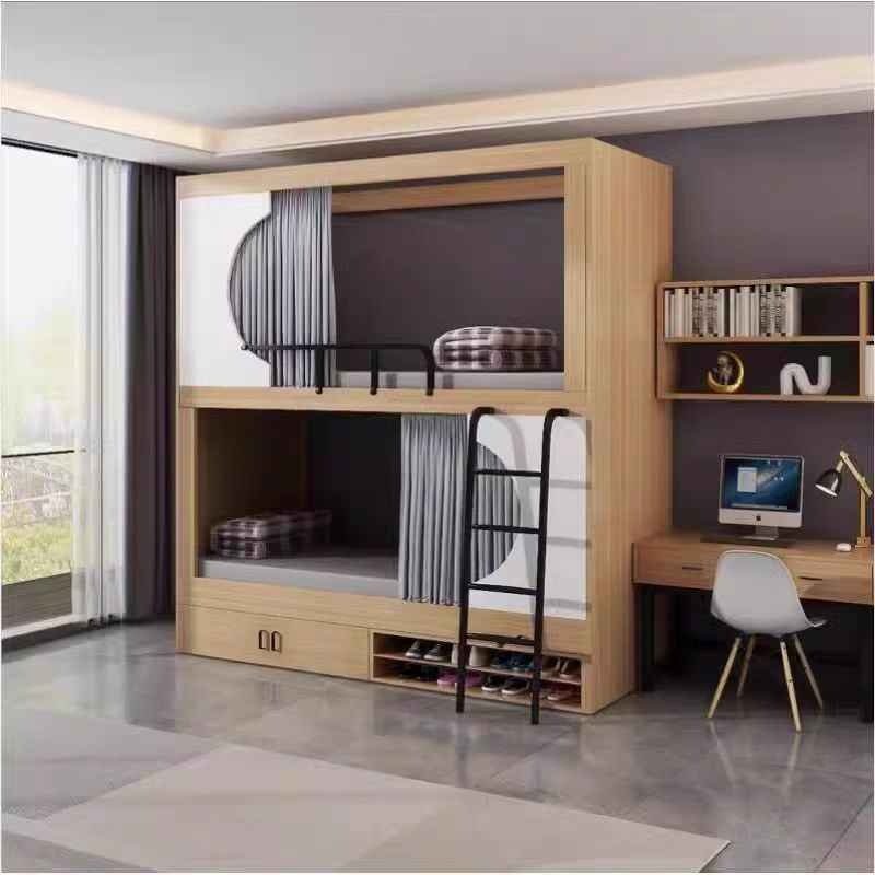 上下铺双层床青旅上下铺员工床公寓床学校宿舍高低床太空舱双层床,商业/办公家具,学校双层床/宿舍床,淘宝优惠券,粉丝福利购,淘宝优惠卷