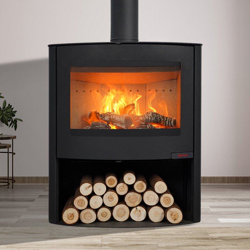 真火燃木壁炉木柴烧水民宿农村家用别墅客厅室内取暖炉曲面壁炉,住宅家具,庭院烤火炉,淘宝优惠券,粉丝福利购,淘宝优惠卷