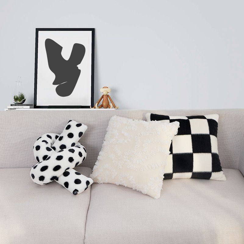 新品 北欧ins风抱枕靠垫毛绒印花绣靠枕酒店样板间客厅沙发抱枕套,居家布艺,靠垫/抱枕,淘宝优惠券,粉丝福利购,淘宝优惠卷