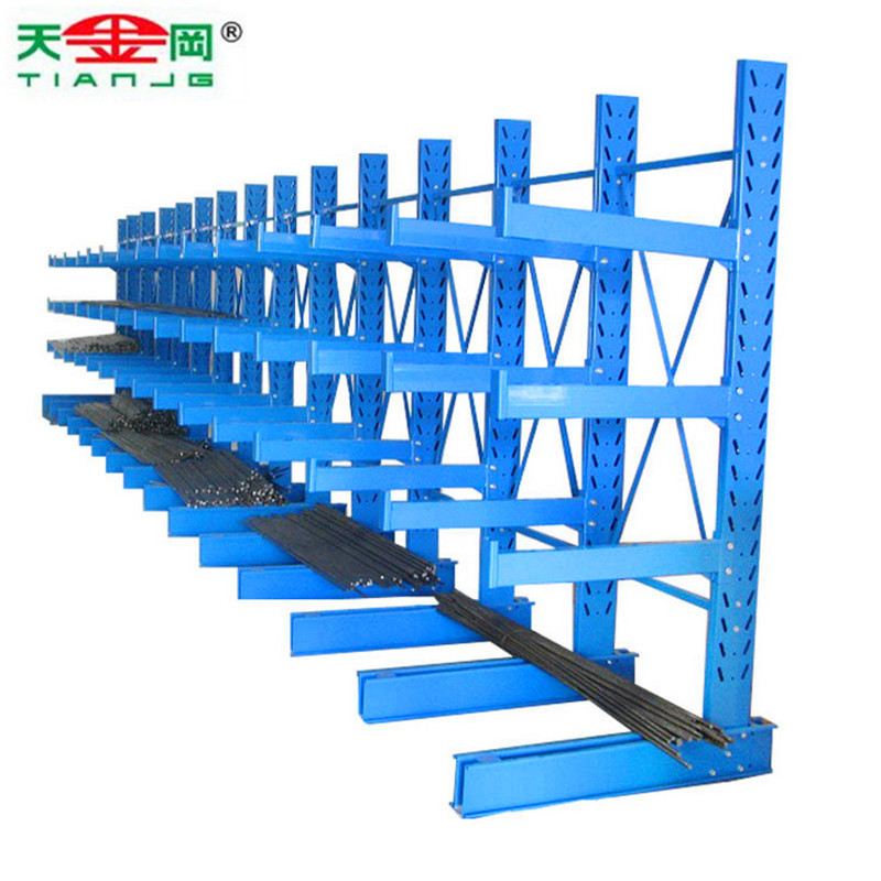 厂家供货单面双面重型悬臂货架 五金钢管悬臂货架 双面多层货架