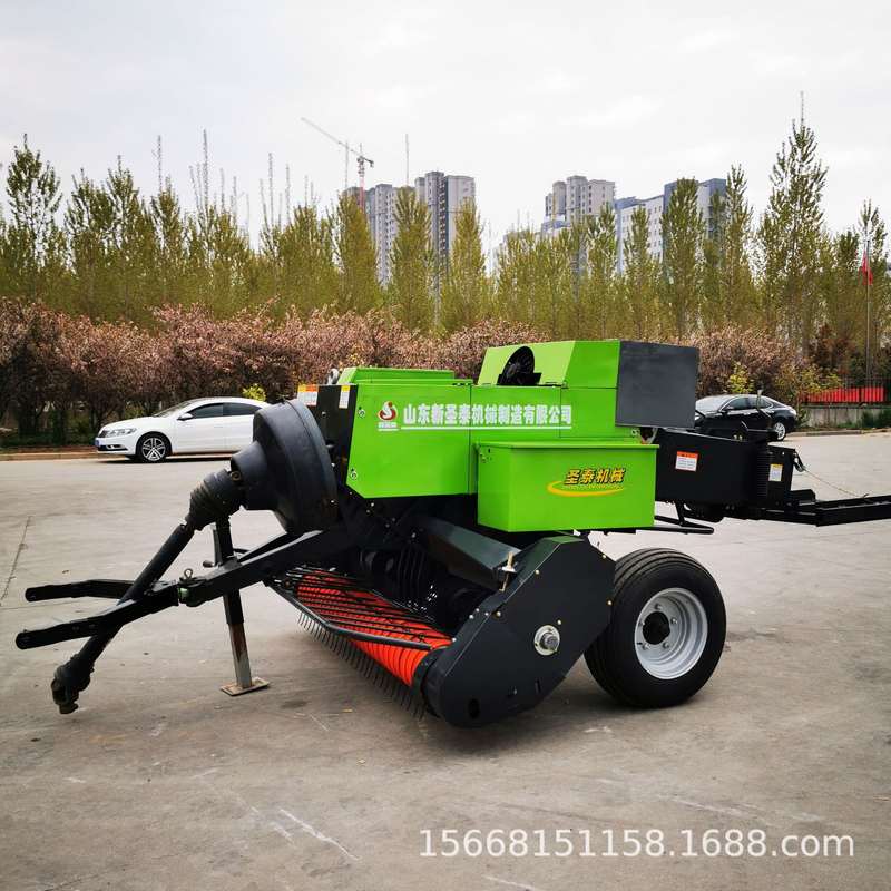 小麦秸秆捡拾打捆机 方捆打包机捡拾粉碎收割回收 玉米秸秆打捆机