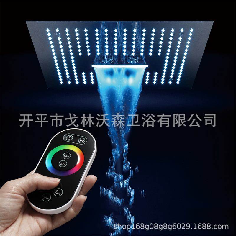 HIDEEP天花板嵌入式 16寸400*400mm方形三功能不锈钢淋浴头,家装主材,暗装淋浴花洒,淘宝优惠券,粉丝福利购,淘宝优惠卷