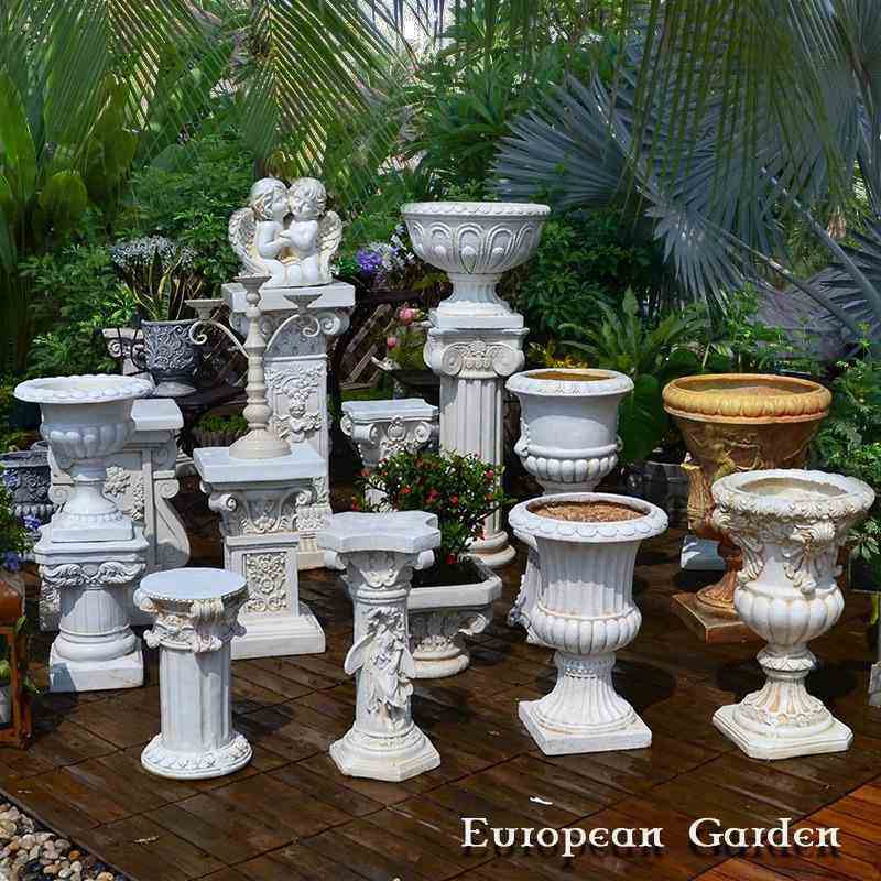 欧式花园罗马柱底座大号高脚花盆别墅门口展示装饰摆件婚庆路引,商业/办公家具,景观道具/景观摆件/景观装置,淘宝优惠券,粉丝福利购,淘宝优惠卷