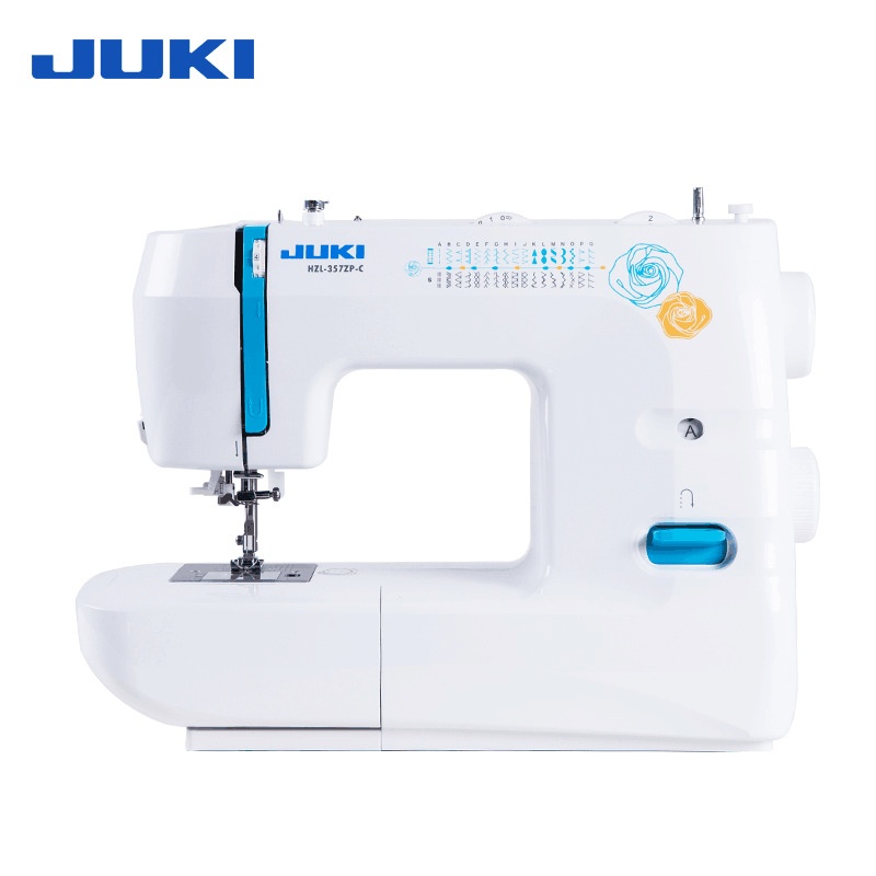 JUKI重机牌缝纫机HZL-357ZP-C家用电动多功能锁边吃厚家庭缝纫机