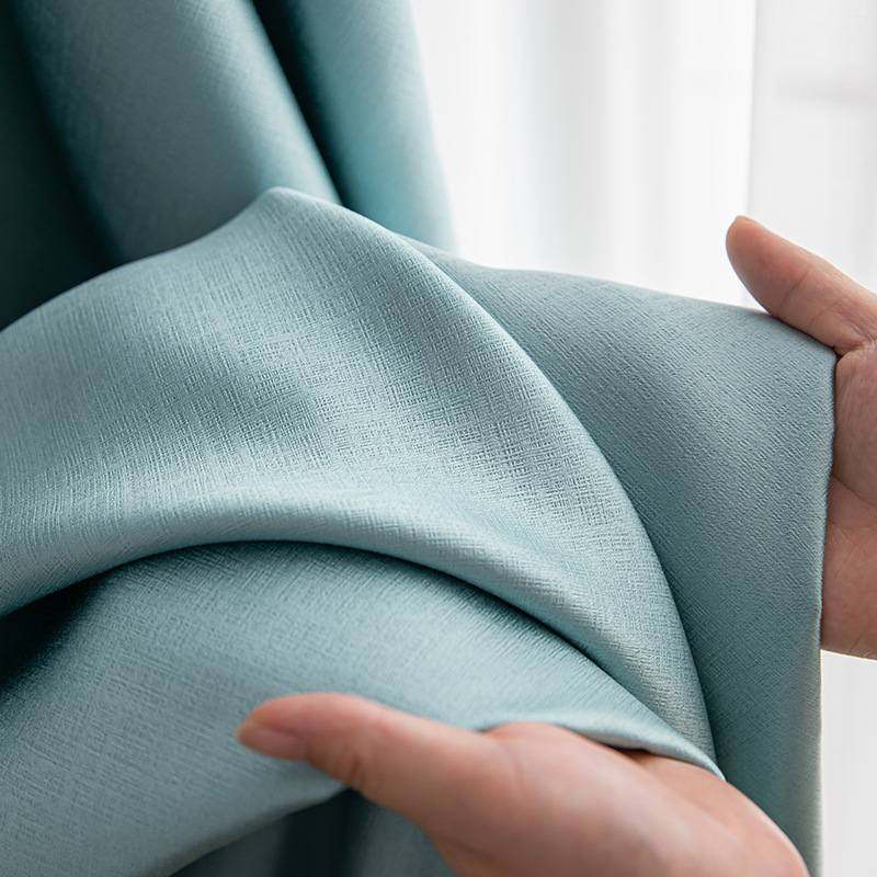 全遮光加厚窗帘防晒隔热挂钩客厅飘简约防晒式窗卧室遮阳现代隔热,居家布艺,柜类遮挡帘,淘宝优惠券,粉丝福利购,淘宝优惠卷