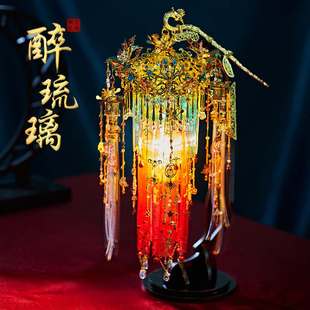 南源钢达绛纱灯送礼金属闺拼装 结婚国风立体3D古风蜜拼图春节模型