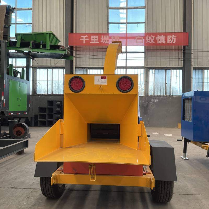 移动式木材粉碎机市政园林树枝竹子粉碎机废旧板材木屑破碎机