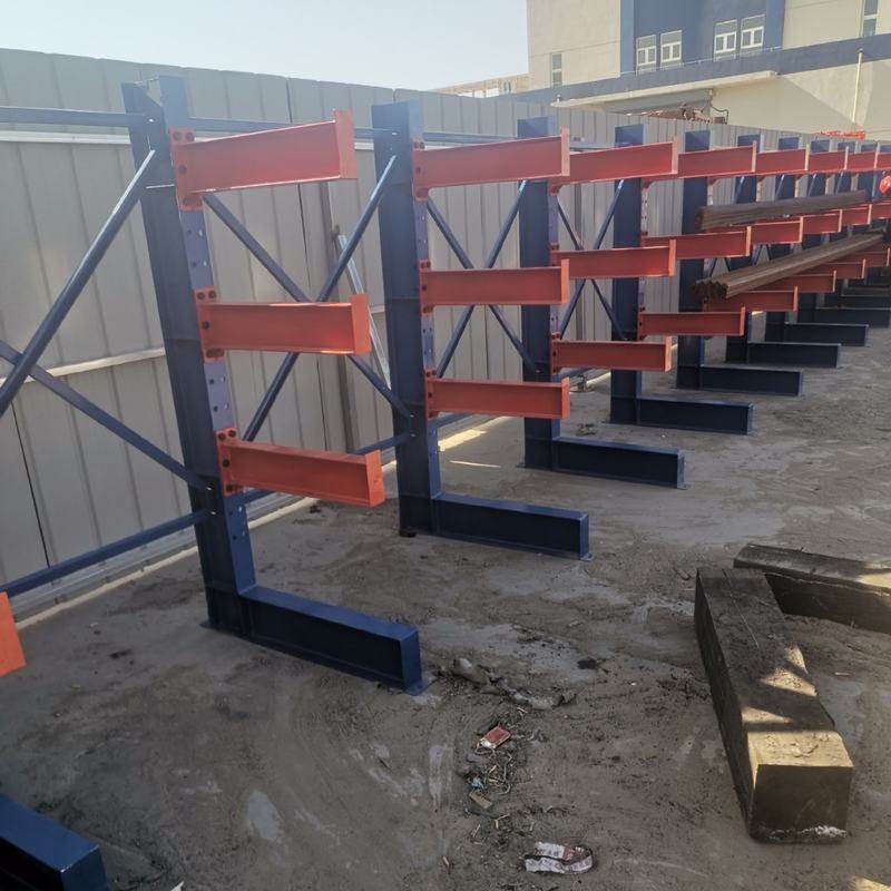 悬臂货架轻型中型重型货架储货架厂仓库货架单双面家材物钢管仓储