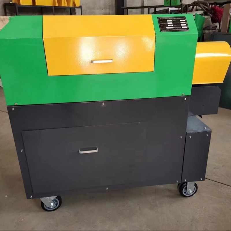 商用全自动甘蔗去皮分段机甘蔗削皮机  电动甘蔗刮皮机甜棒削皮机