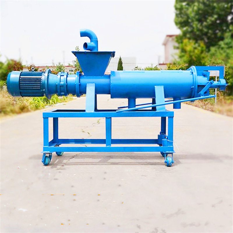 自动上粪固液分离机 养殖场粪污处理机 不锈钢螺旋挤压机参数