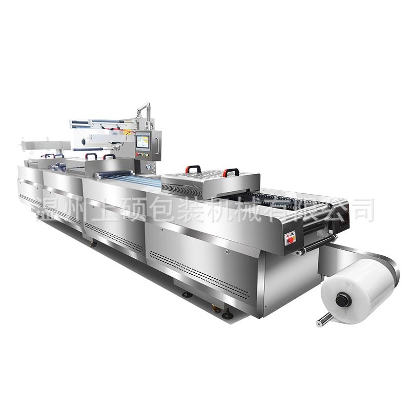 伸膜真空包装机牛肉干豆腐干猪油渣玉米全自动真空食品包装机商用