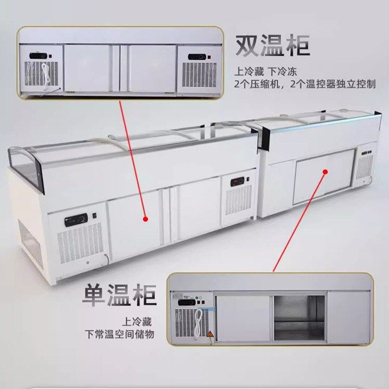 兆邦生鲜肉展示柜商用平口鸭脖柜熟食保鲜柜凉菜冷藏水果捞展示柜,商业/办公家具,冷藏展示柜,淘宝优惠券,粉丝福利购,淘宝优惠卷