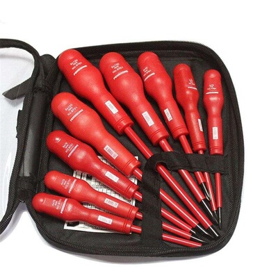 Screwdriver Set 9 Piece Milwaukee Electrical Electrician Han