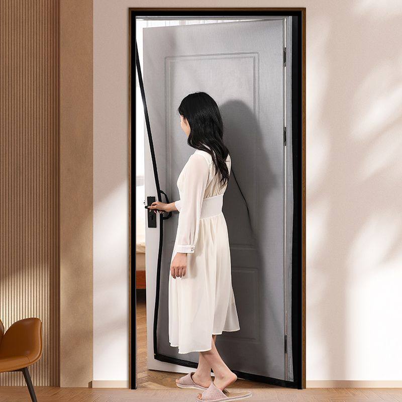 全磁条侧开防蚊打孔门帘自纱帘魔术卧室纤玻磁性贴免网吸粘家用自,居家布艺,窗纱,淘宝优惠券,粉丝福利购,淘宝优惠卷