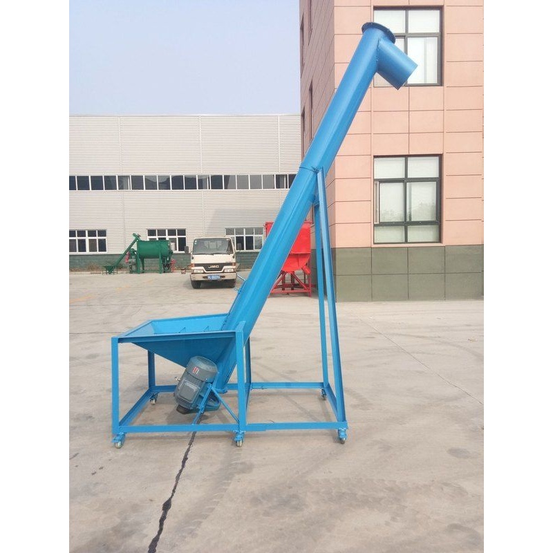 厂家直销螺旋提升机塑料粉末上料机 面粉淀粉上料机 白糖提升机