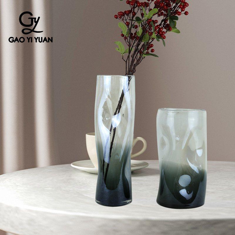 欧式玻璃花瓶摆件创意客厅干花插花样板现代玄关电视柜餐桌装饰品,家居饰品,餐桌花艺,淘宝优惠券,粉丝福利购,淘宝优惠卷