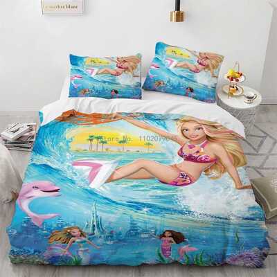 Cute Cartoon Pretty Princes Bedding Set Girls Birthday Gift